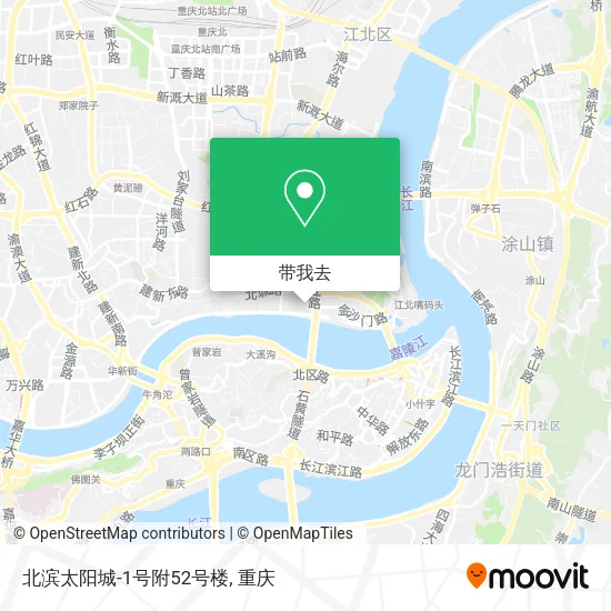 北滨太阳城-1号附52号楼地图