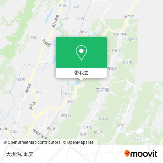 大坝沟地图