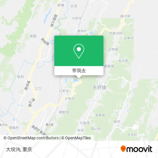 大坝沟地图