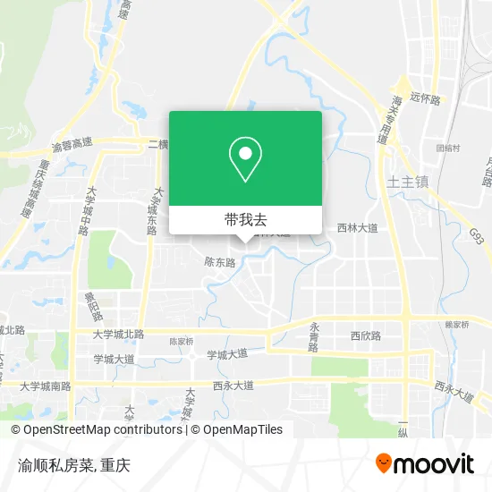 渝顺私房菜地图