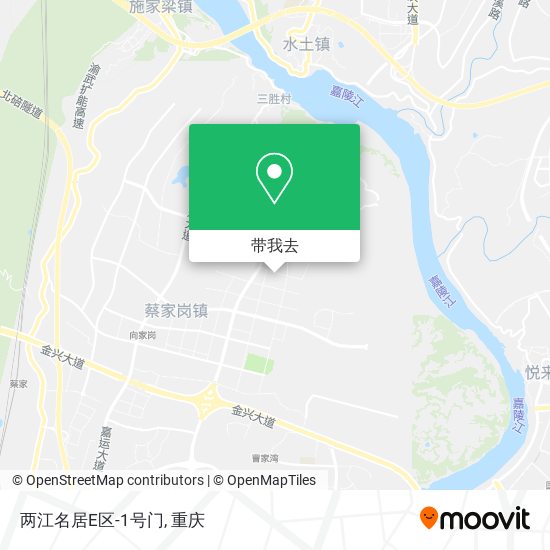 两江名居E区-1号门地图