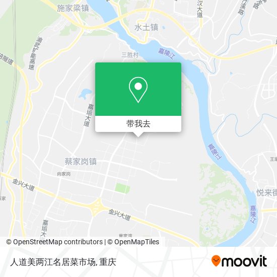 人道美两江名居菜市场地图