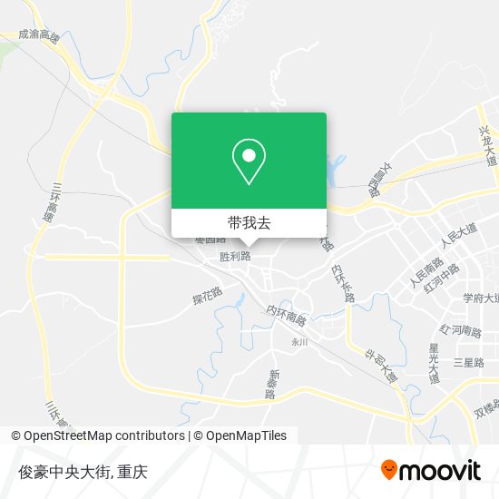 俊豪中央大街地图