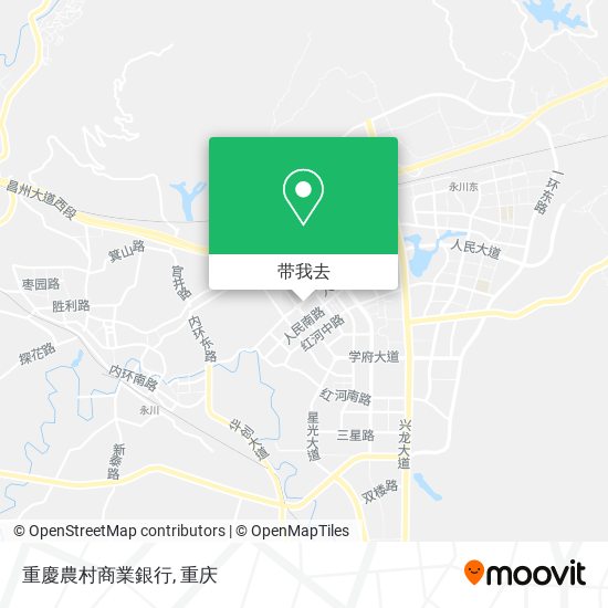 重慶農村商業銀行地图