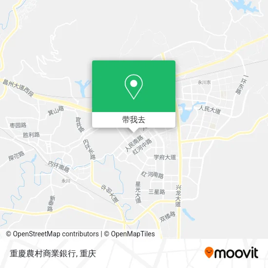 重慶農村商業銀行地图