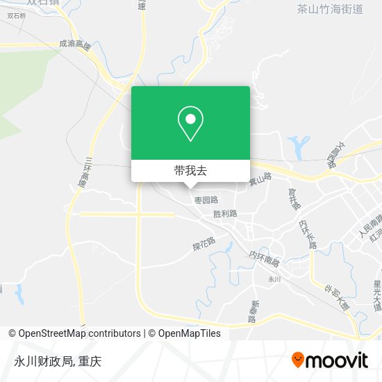 永川财政局地图