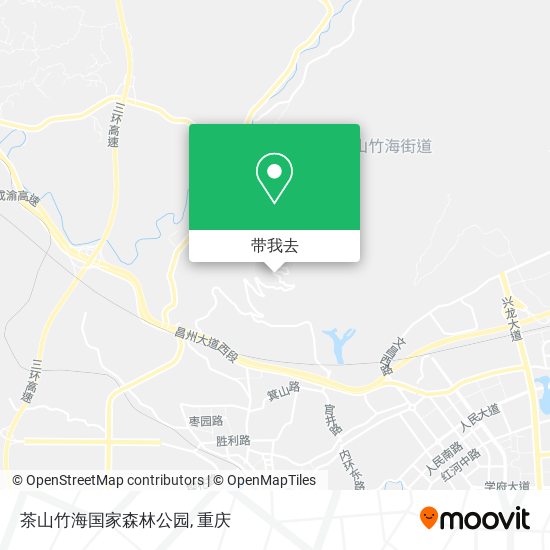 茶山竹海国家森林公园地图