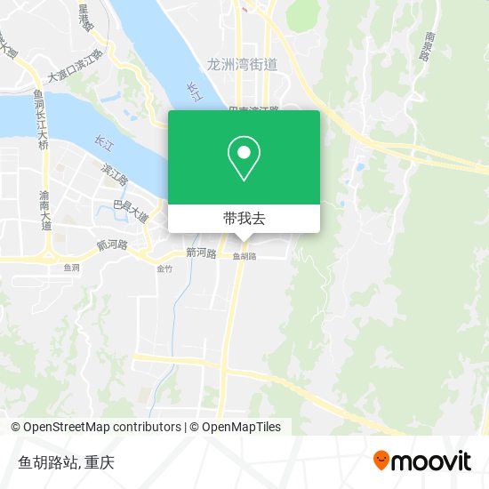 鱼胡路站地图