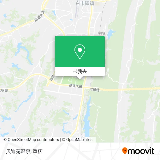贝迪苑温泉地图