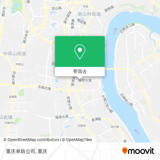 重庆单轨公司地图