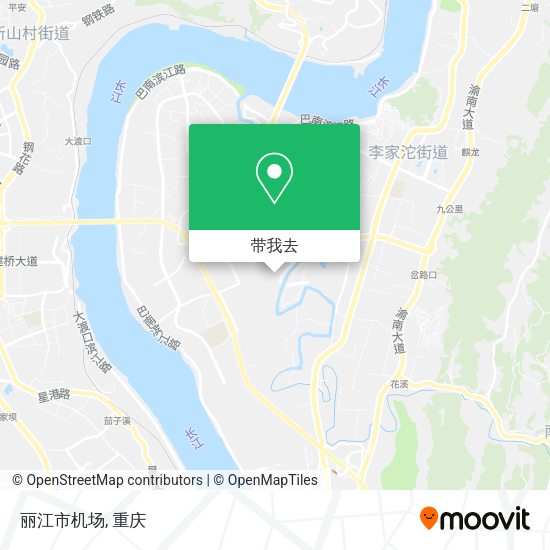丽江市机场地图