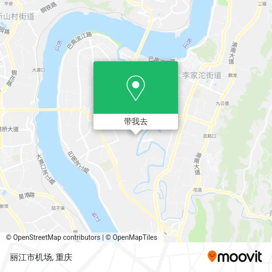 丽江市机场地图