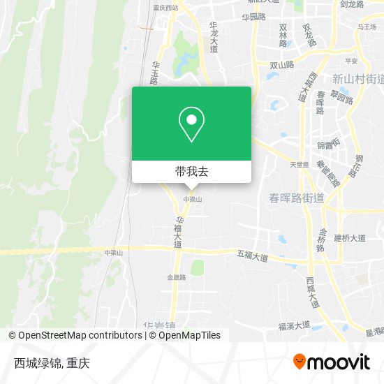 西城绿锦地图