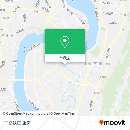 二桥饭庄地图