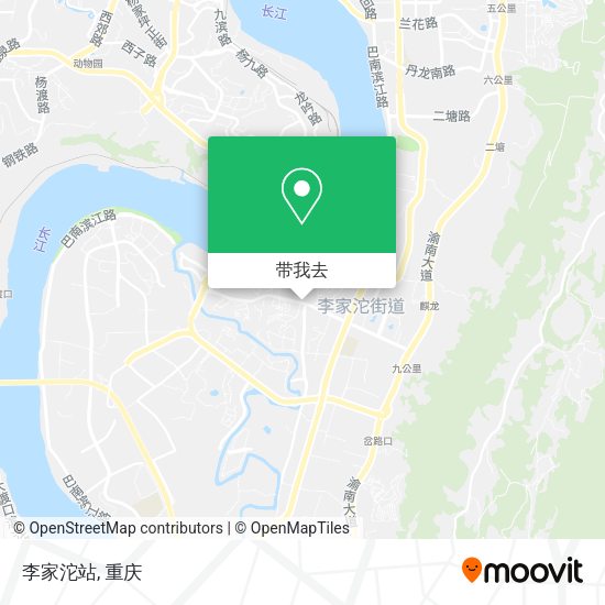 李家沱站地图