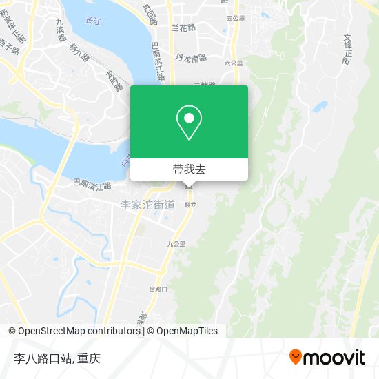 李八路口站地图