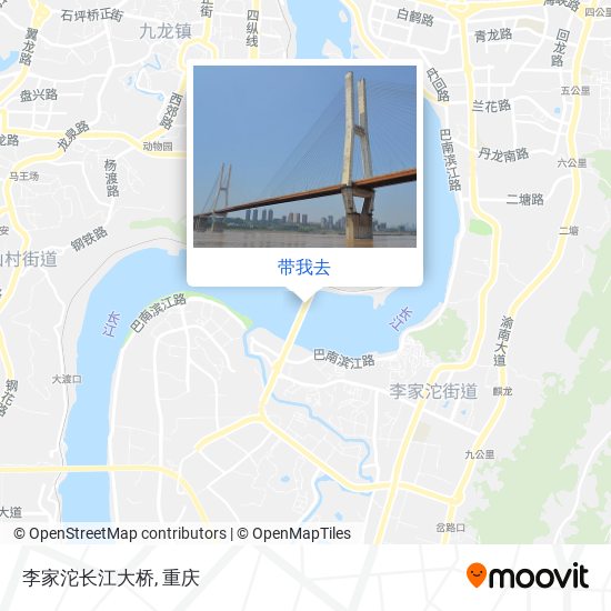 李家沱长江大桥地图