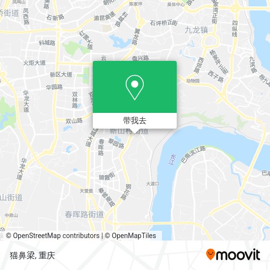 猫鼻梁地图