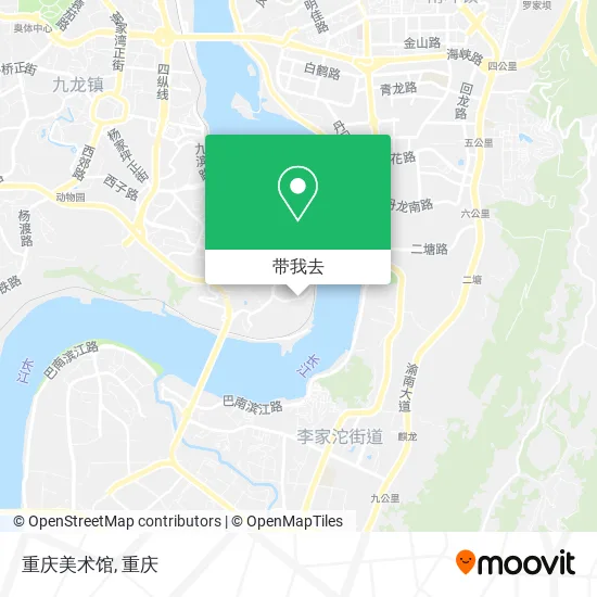 重庆美术馆地图