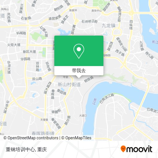 重钢培训中心地图