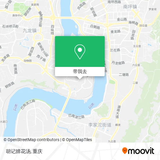 胡记腣花汤地图