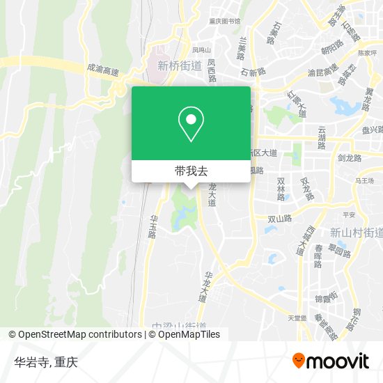 华岩寺地图