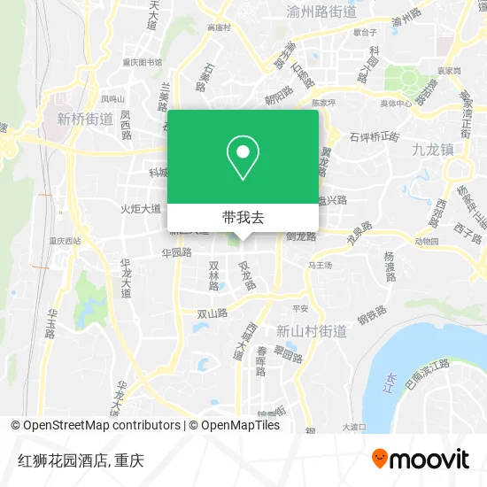 红狮花园酒店地图