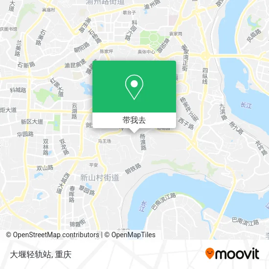 大堰轻轨站地图