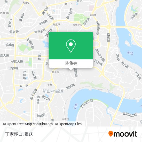 丁家垭口地图
