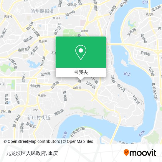 九龙坡区人民政府地图