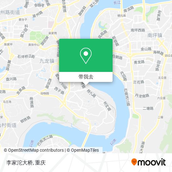 李家沱大桥地图