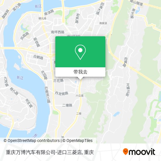 重庆万博汽车有限公司-进口三菱店地图