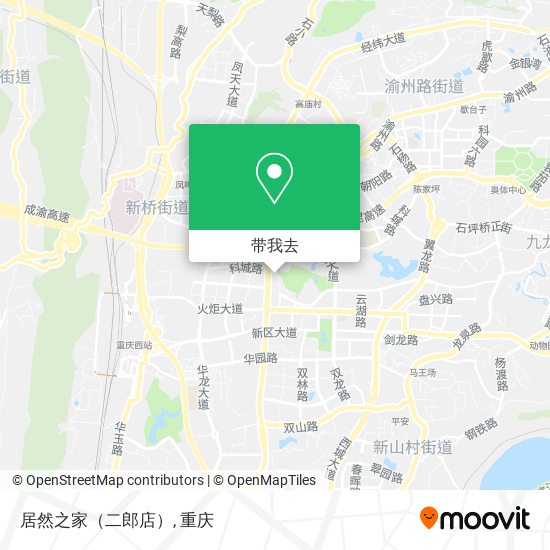 居然之家（二郎店）地图