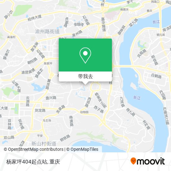 杨家坪404起点站地图