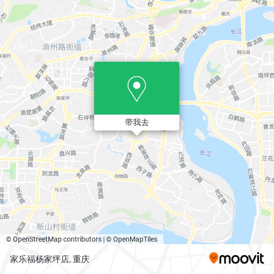 家乐福杨家坪店地图