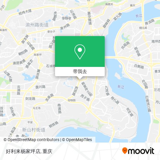 好利来杨家坪店地图