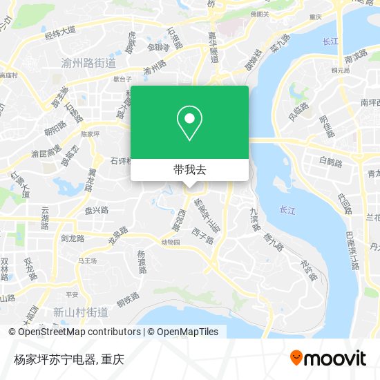 杨家坪苏宁电器地图