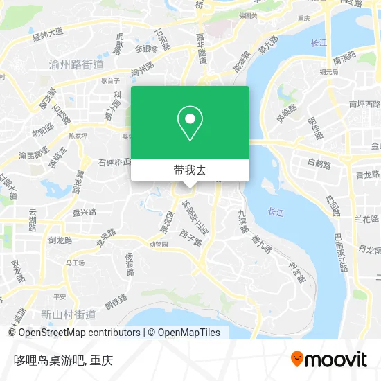 哆哩岛桌游吧地图