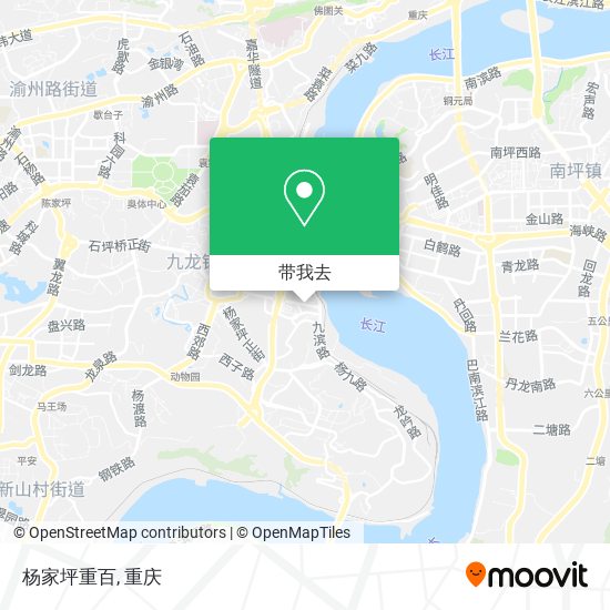 杨家坪重百地图