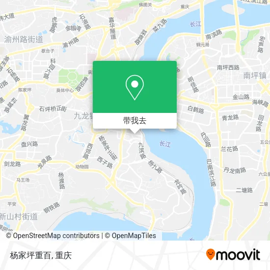 杨家坪重百地图