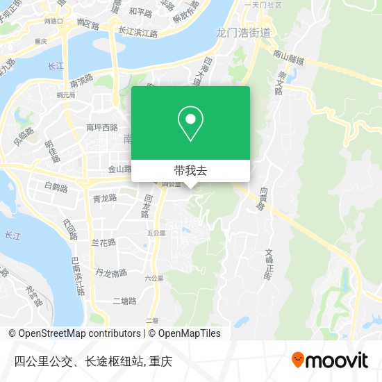 四公里公交、长途枢纽站地图
