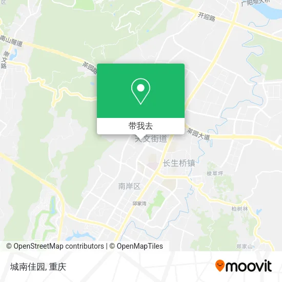 城南佳园地图