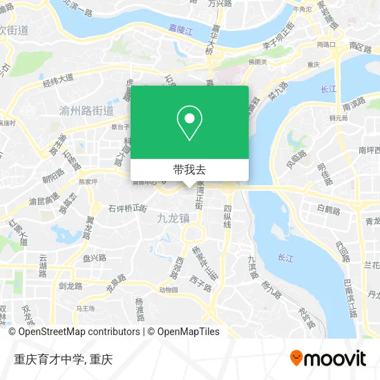 重庆育才中学地图