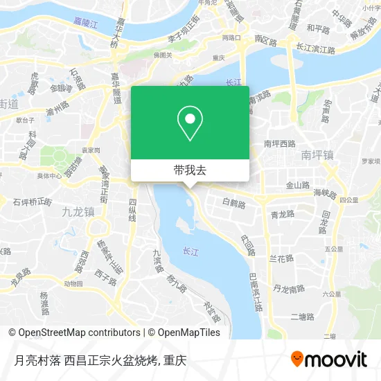 月亮村落 西昌正宗火盆烧烤地图