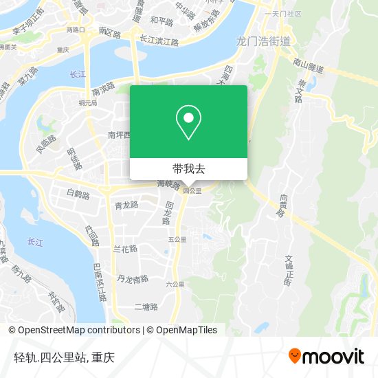 轻轨.四公里站地图