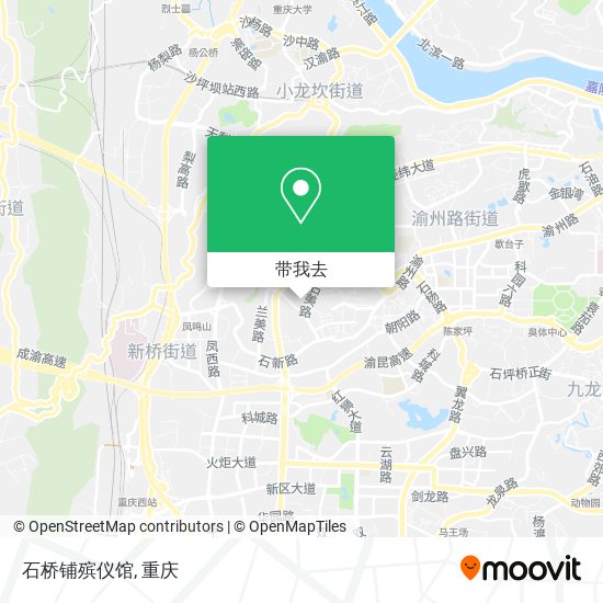 石桥铺殡仪馆地图