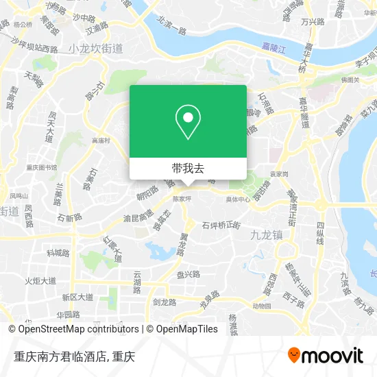 重庆南方君临酒店地图