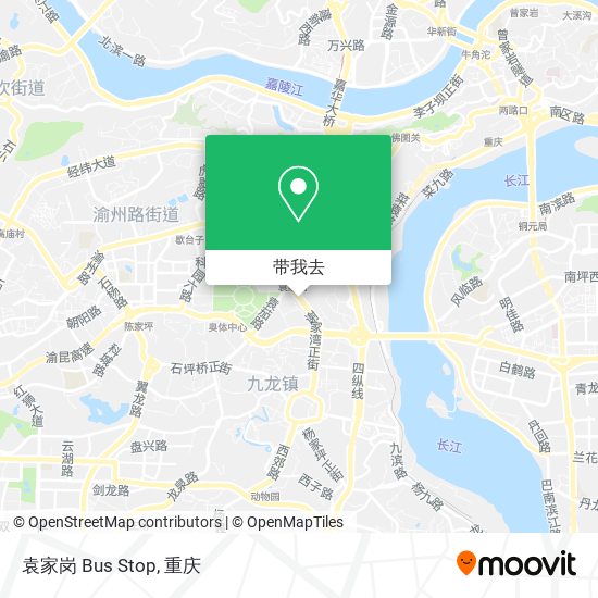 袁家岗 Bus Stop地图