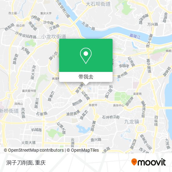 洞子刀削面地图