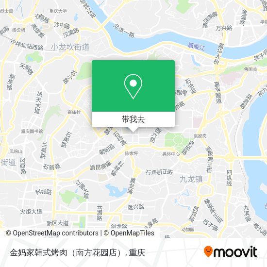 金妈家韩式烤肉（南方花园店）地图